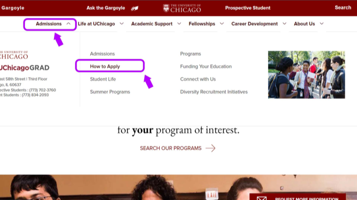 سایت دانشگاه شیکاگو
