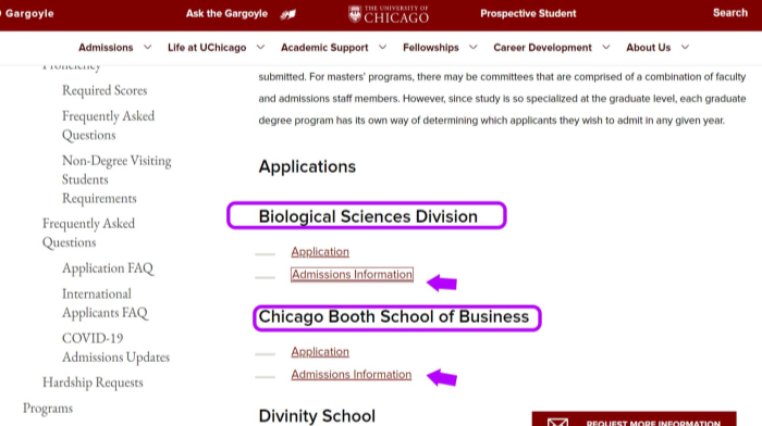 سایت دانشگاه شیکاگو